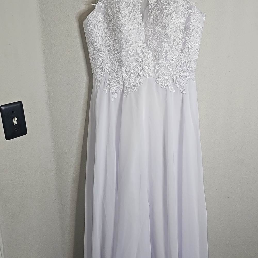 White Lace Wedding Dress